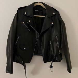 Zara Faux Leather Jacket